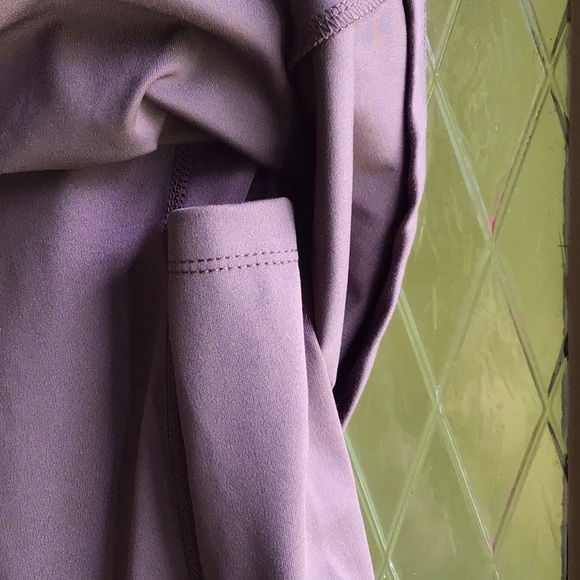 Yogalicious Lux Crosstown Skort with pockets Brown suede/coffee color - Picture 5 of 10